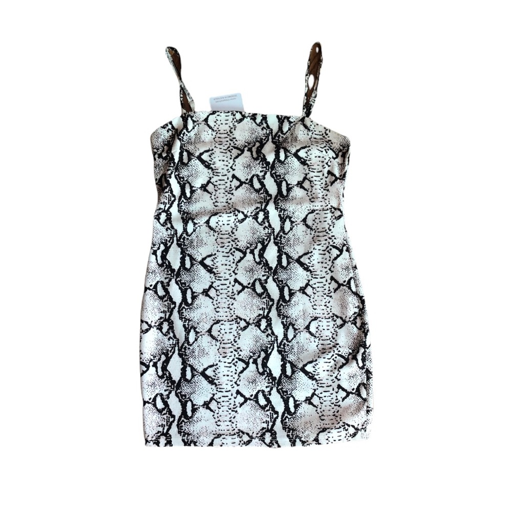 NWT snake print mini dress